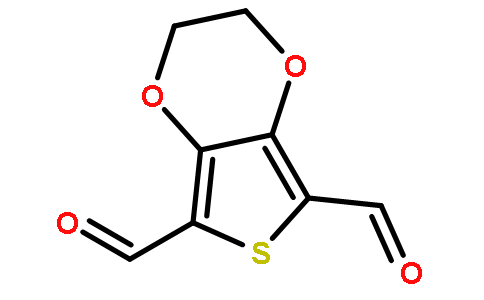 4-b][1,4]二恶英-5,7-二苯甲醛(cas:211235-87-9) 结构式图片