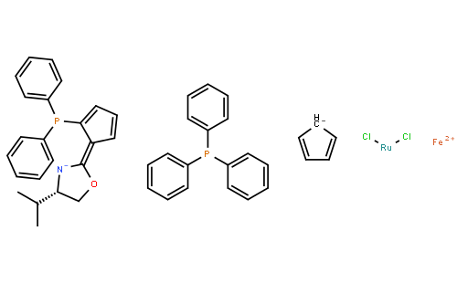 (S)-2-[(SP)-2-(DIPHENYLPHOSPHINO)FERROCENYL]-4-ISOPROPYL-2-OXAZOLINE TRIPHENYLPHOSPHINE RUTHENIUM(II) DICHLORIDE COMPLEX