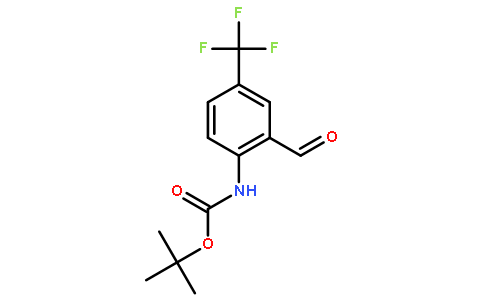Tert-butyl 4-(trifluoromethyl)-2-formylphenylcarbamate