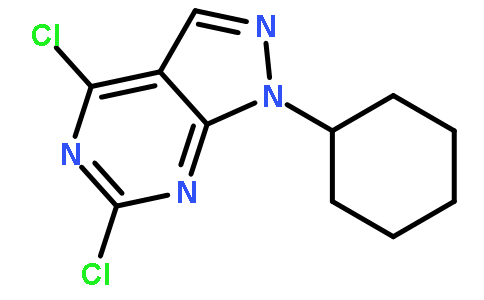4,6-Dichloro-1-cyclohexyl-1H-pyrazolo[3,4-d]pyrimidine