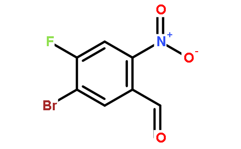 5-bromo-4-fluoro-2-nitrobenzaldehyde