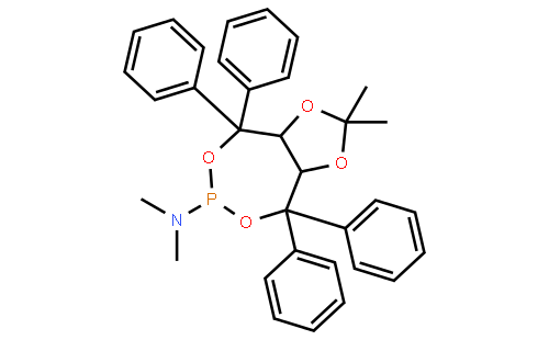 (3AR,8AR)-(-)-(2,2-DIMETHYL-4,4,8,8-TETRAPHENYL-TETRAHYDRO-[1,3]DIOXOLO[4,5-E][1,3,2]DIOXAPHOSPHEPIN-6-YL)DIMETHYLAMINE