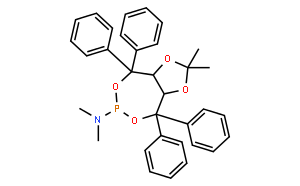 (3aR,8aR)-(-)-(2,2-Dimethyl-4,4,8,8-tetraphenyl-tetrahydro-[1,3]dioxolo[4,5-e][1,3,2]dioxaphosphepin-6-yl)dimethylamine.