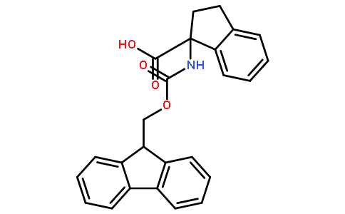 1-((((9H-Fluoren-9-yl)methoxy)carbonyl)amino)-2,3-dihydro-1H-indene-1-carboxylic acid