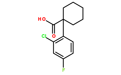 CYCLOHEXANECARBOXYLIC ACID,1-(2-CHLORO-4-FLUOROPHENYL)-
