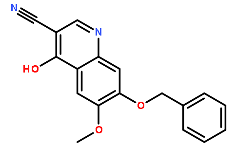 7-(Benzyloxy)-4-hydroxy-6-methoxyquinoline-3-carbonitrile
