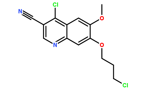4-Chloro-7-(3-chloropropoxy)-6-methoxyquinoline-3-carbonitrile
