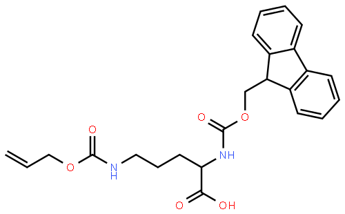 N-Fmoc-N'-烯丙氧基羰基-D-鸟氨酸