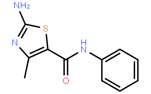 2-Amino-4-methyl-N-phenylthiazole-5-carboxamide