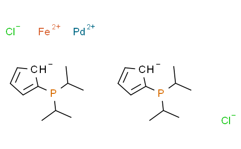 Dichloro[1,1'-bis(diisopropylphosphino)ferrocene]palladium(II), 98%