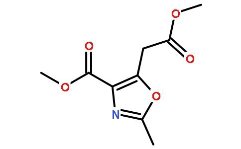 Methyl 5-(2-methoxy-2-oxoethyl)-2-methyloxazole-4-carboxylate