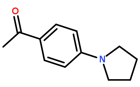 4"-(1-吡咯烷基)苯乙酮结构式