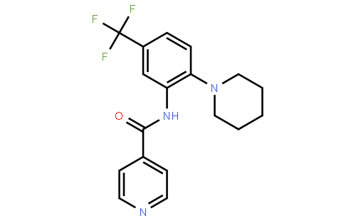 N-(2-(哌啶-1-基)-5-(三氟甲基)苯基)异烟酰胺