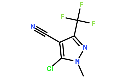 5-Chloro-1-methyl-3-(trifluoromethyl)-1h-pyrazole-4-carbonitrile
