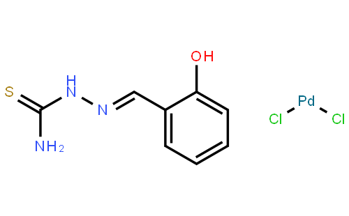 Salicylaldehyde thiosemicarbazone palladium(II) chloride