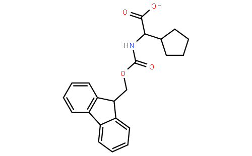 (S)-2-((((9H-Fluoren-9-yl)methoxy)carbonyl)amino)-2-cyclopentylacetic acid