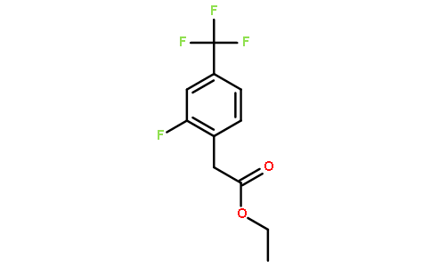 ethyl-2-fluoro-4-(trifluoromethyl)phenylacetate