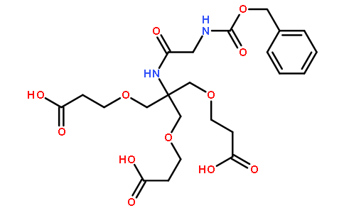 8,8-Bis((2-carboxyethoxy)methyl)-3,6-dioxo-1-phenyl-2,10-dioxa-4,7-diazatridecan-13-oic acid