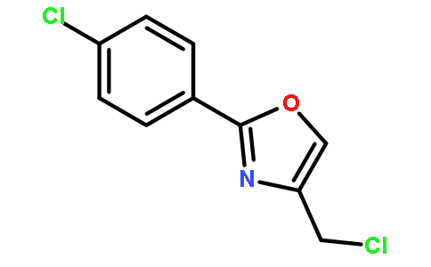 4-(CHLOROMETHYL)-2-(4-CHLOROPHENYL)-1,3-OXAZOLE