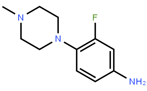 3-Fluoro-4-(4-methyl-1-piperazinyl)aniline