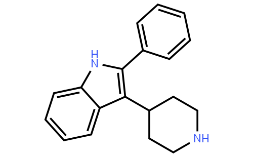 2-Phenyl-3-(piperidin-4-yl)-1H-indole