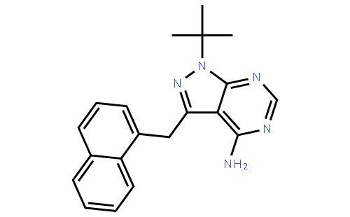 1-(tert-butyl)-3-(naphthalen-1-ylmethyl)-1H-pyrazolo[3,4-d]pyrimidin-4-amine