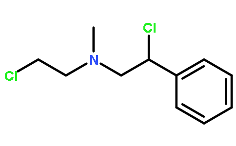 2-chloro-N-(2-chloroethyl)-N-methyl-2-phenylethanamine