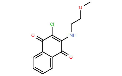 2-Chloro-3-(2-methoxyethylamino)naphthalene-1,4-dione