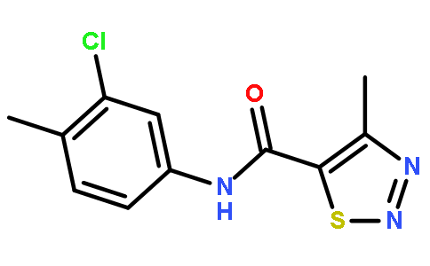Tiadinil/N-(3-chloro-4-methylphenyl)-4-methyl-1,2,3-thiadiazole-5-carboxamide