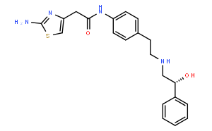 N-(4-(2-(2-hydroxy-2-phenylethylamino)ethyl)phenyl)-2-(2-aminothiazol-4-yl)acetamide