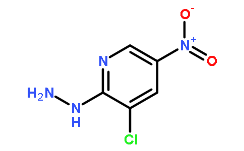 3-chloro-2-hydrazino-5-nitropyridine