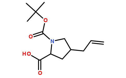 (2S,4R)-4-allyl-1-(tert-butoxycarbonyl)pyrrolidine-2-carboxylic acid