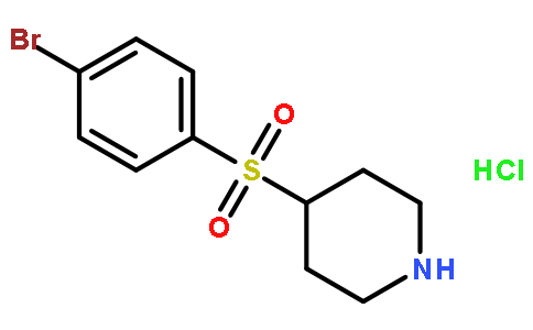 4-[(4-BROMOPHENYL)SULFONYL]PIPERIDINE HYDROCHLORIDE