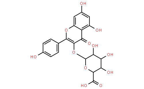 山奈酚葡萄糖醛酸苷,Kaempferol-3-beta-O-glu
