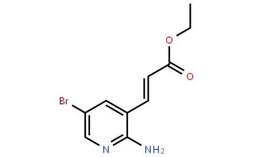 3-(2-氨基-5-溴-3-吡啶基)丙烯酸乙酯