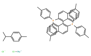 Chloro[(S)-(-)-2,2'-bis(di-p-tolylphosphino)-1,1'-binaphthyl](p-cymene)ruthenium(II) chloride,[RuCl(p-cymene)((S)-tolbinap)]Cl
