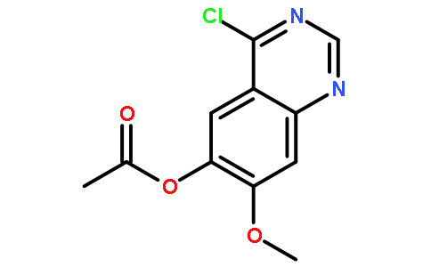 6-乙酰氧基-4-氯-7-甲氧基喹唑啉