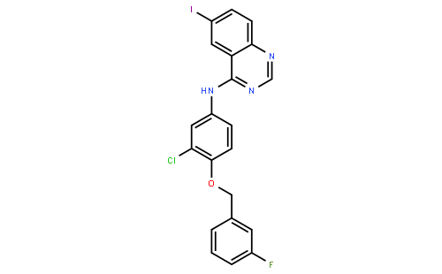 4-[3-氯-4-(3-氟苄基氧)苯基氨基]-6-碘喹唑啉