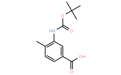 3-((tert-Butoxycarbonyl)amino)-4-methylbenzoic acid