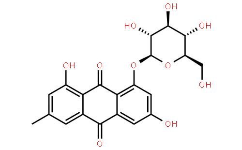 大黄素-8-Β-D-吡喃葡萄糖苷