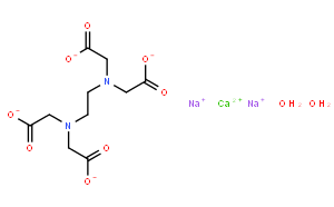 乙二胺四乙酸鈣二鈉鹽；EDTA鈣鈉；乙二胺四乙酸鈣鈉