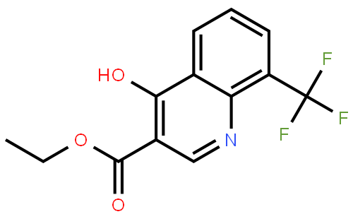 4-HYDROXY-8-(TRIFLUOROMETHYL)QUINOLINE-3-CARBOXYLIC ETHYL ESTER