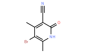 2-羟基-3-氰基-4,6-二甲基-5-溴吡啶