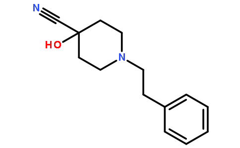 4-Hydroxy-1-phenethylpiperidine-4-carbonitrile