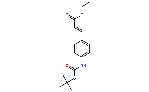 (E)-ethyl3-(4-(tert-butoxycarbonylamino)phenyl)acrylate