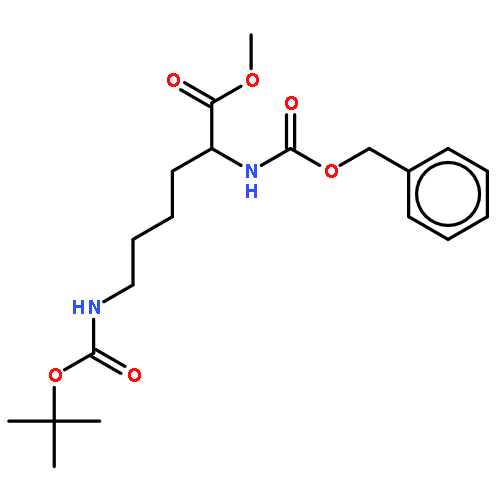 methyl N6-[(1,1-dimethylethoxy)carbonyl]-N2-[(phenylmethoxy)carbonyl]-L-lysinate