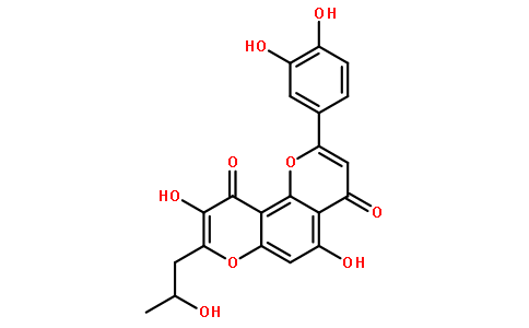 荩草黄酮结构式