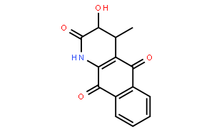 (3R，4R)-3，4-二氫-3-羥基-4-甲基苯并[G]喹啉-2，5，10(1H)-三酮