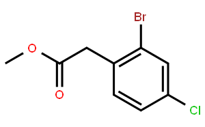 2'-bromo-4-chlorophenylacetic acid methyl ester