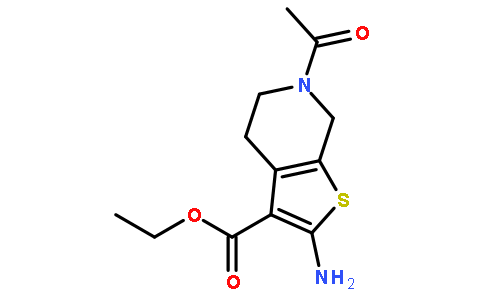 Ethyl 6-acetyl-2-amino-4,5,6,7-tetrahydrothieno-[2,3-c]pyridine-3-carboxylate